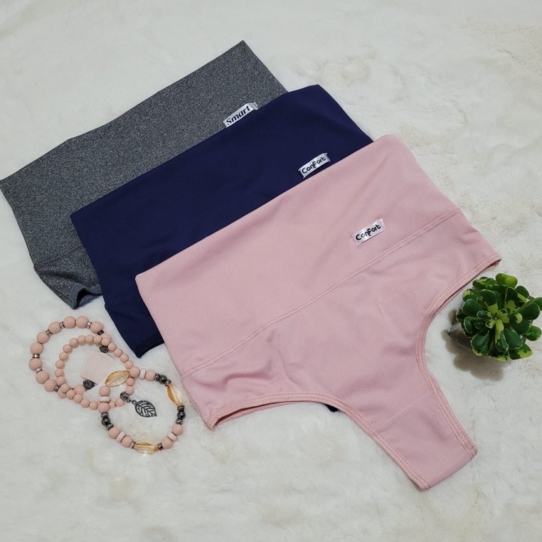 Kit 3 Calcinha Cinta Fio Segura Barriga Cintura alta Suplex Feminino – Vale a pena? Analise 2026