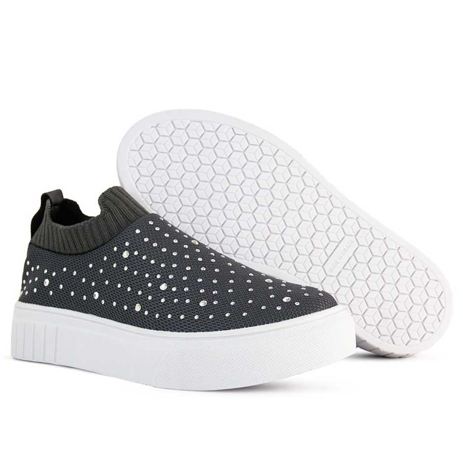 Tenis Meia Casual Feminino com strass tenis feminino meia casual cinza com strass Tênis calca facil – Vale a pena? Analise 2026